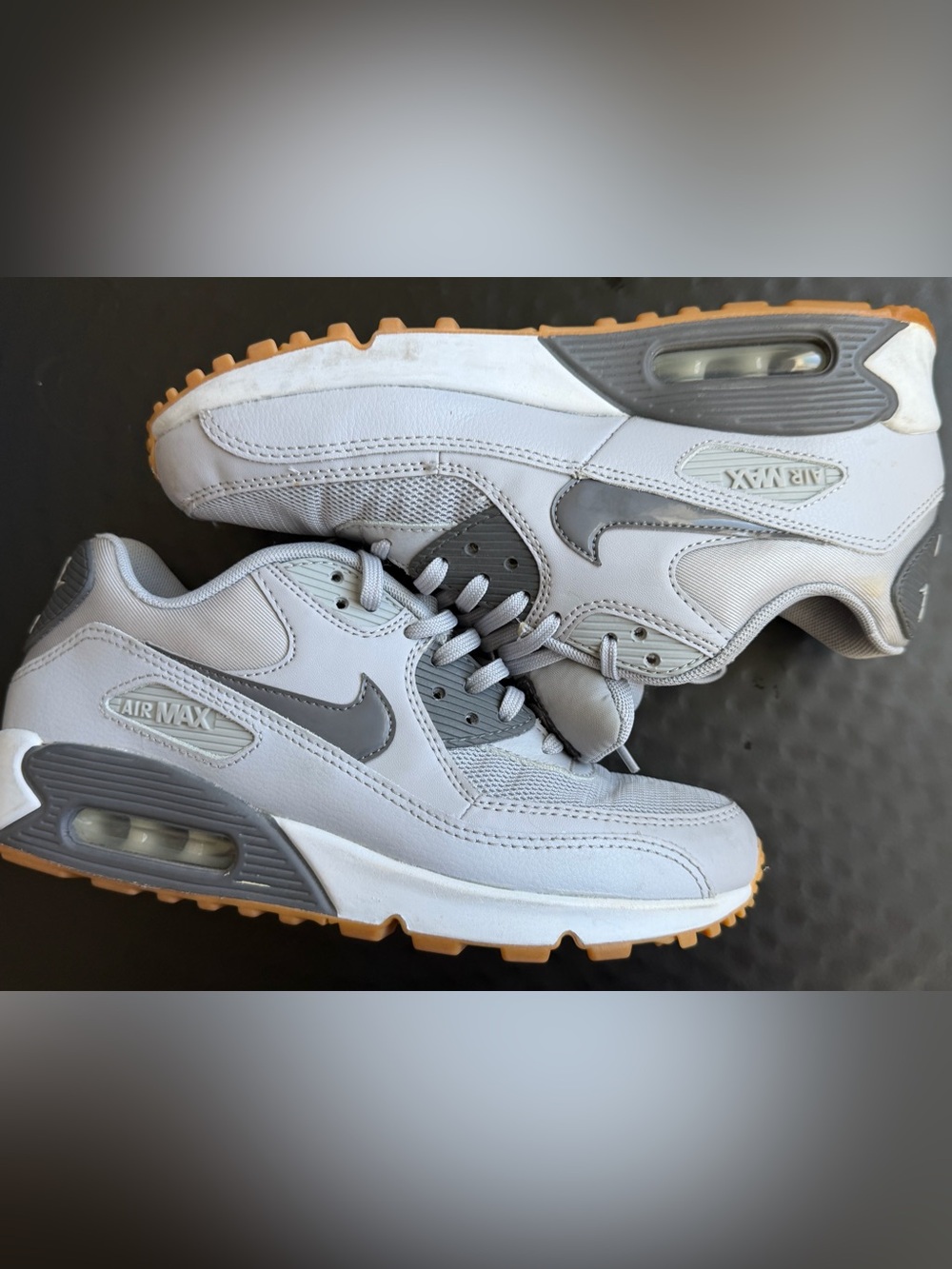 Nike Air Max 90 Light Grey with Gum Sole